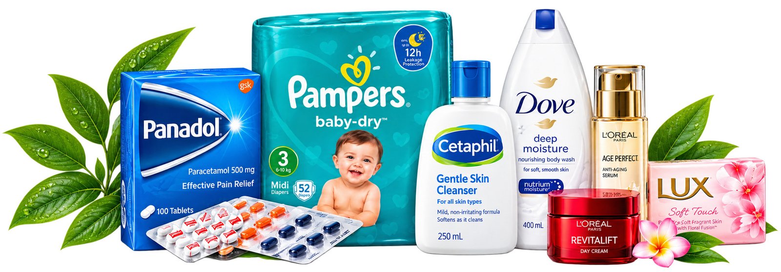 Baby care and beauty essentials